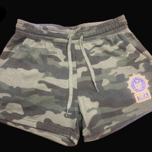 Ladies Camo Fleece Shorts