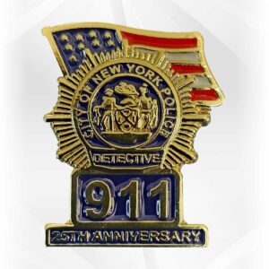 911 25th Anniversary Pins
