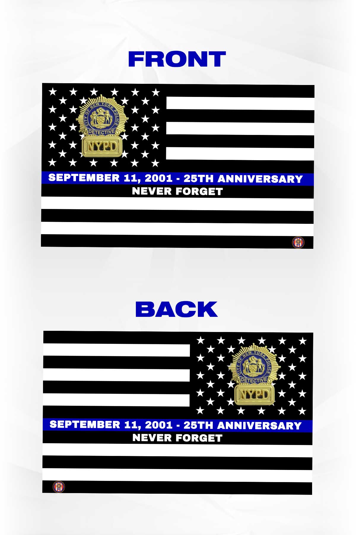 9/11 25th Anniversary Flag