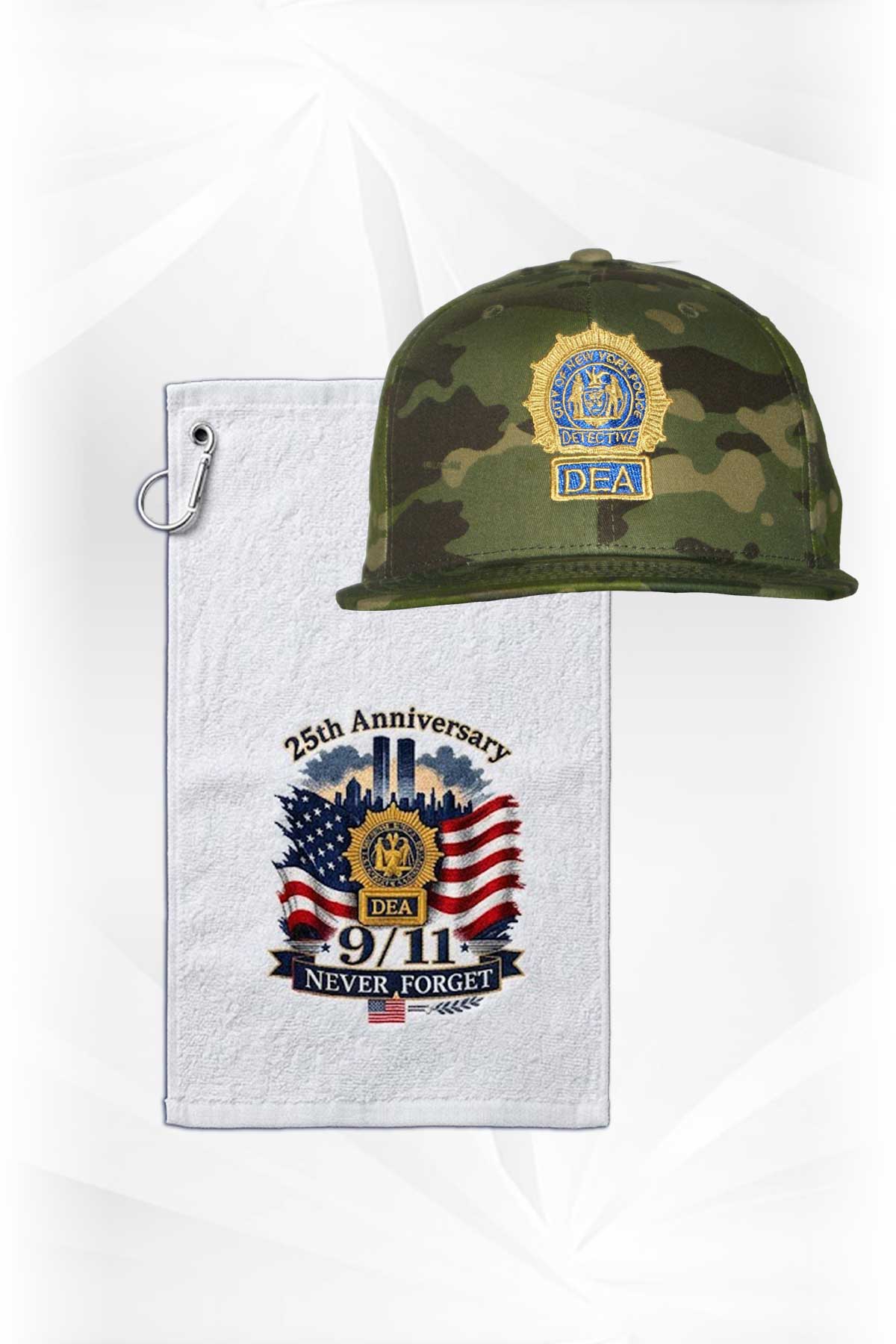 9/11 Camo Cap & Golf Towel