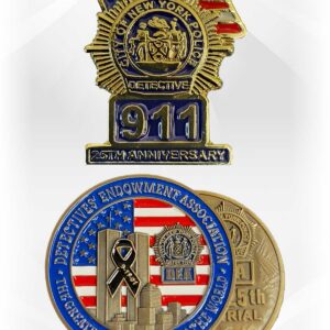 9/11 25th Anniversary Pin & Challenge Coin