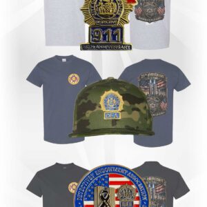 9/11 25th Anniversary T-Shirt, Pin, Challenge Coin & Camo Cap